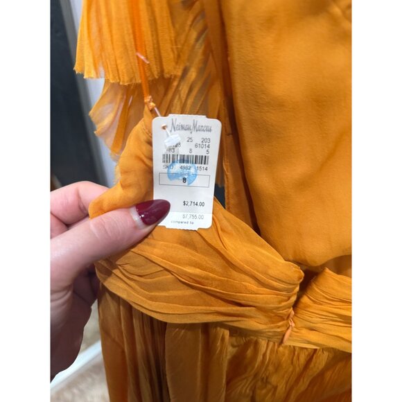 New Emilio Pucci Orange Dress - Picture 5 of 6